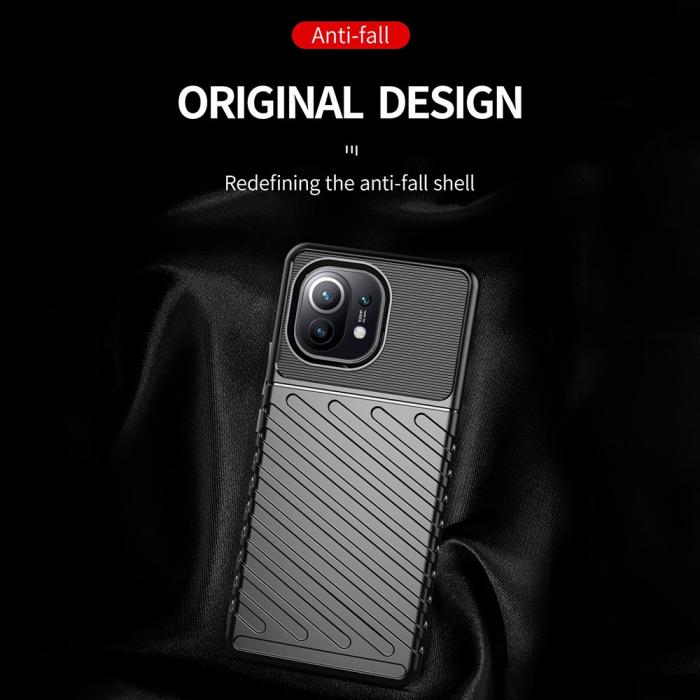 OEM - Thunder Twill Mobilskal Til Xiaomi Mi 11 - Svart
