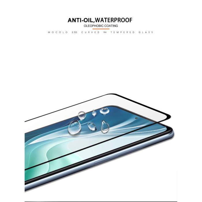 Mocolo - MOCOLO Härdat Glas Skärmskydd Xiaomi Mi 11i - Svart