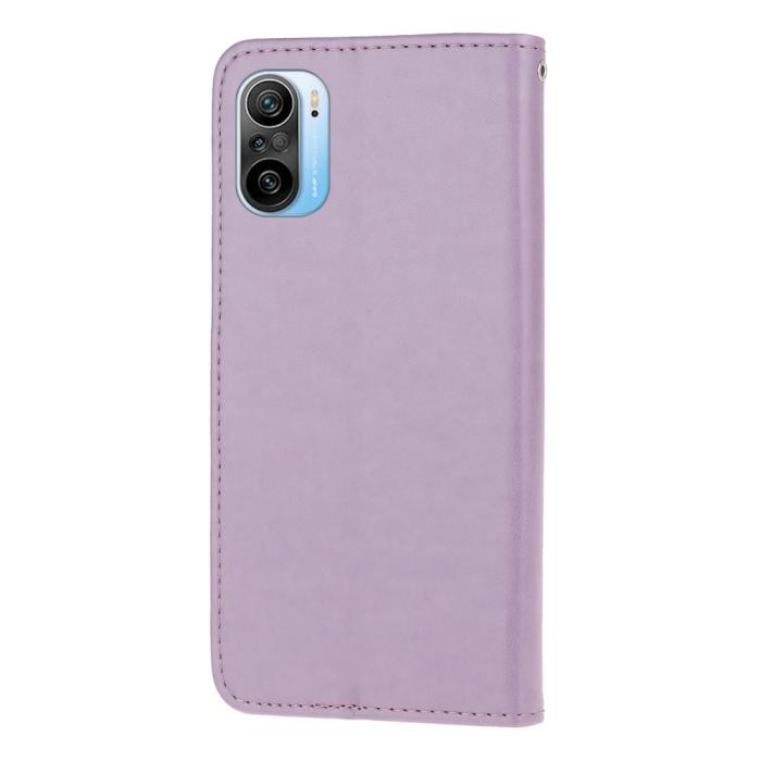 A-One Brand - Butterfly Plånboksfodral till Xiaomi Mi 11i - Lila