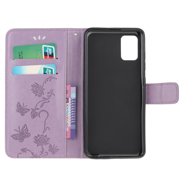 A-One Brand - Butterfly Plånboksfodral till Xiaomi Mi 11i - Lila