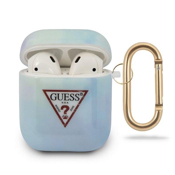 Guess Tie Dye Collection airpod skal - Blå | 2353 | AlltMobil