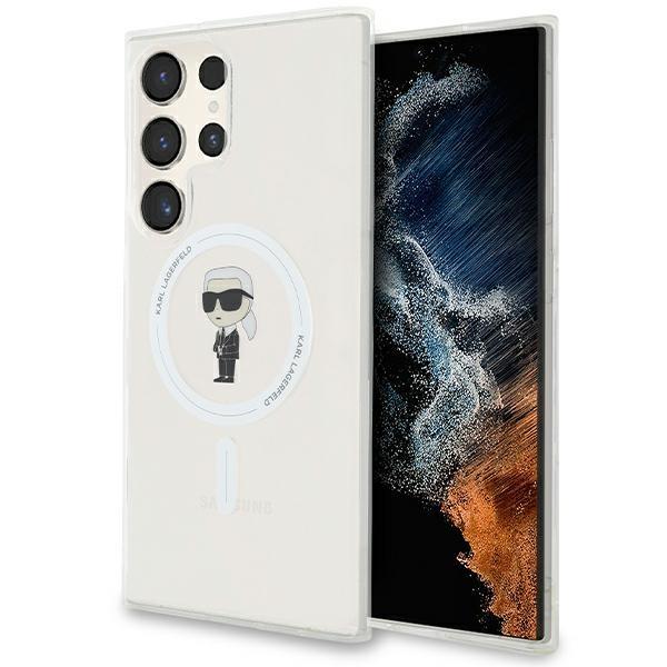 Karl Lagerfeld Mobilskal till Galaxy S24 Ultra MagSafe Silikon Ikonik Pin