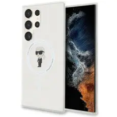 KARL LAGERFELD - Karl Lagerfeld Mobilskal till Galaxy S24 Ultra MagSafe Silikon Ikonik Pin