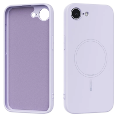 ABEEL - ABEEL iPhone 16e Mobilskal Magsafe Liquid Silikon - Lila