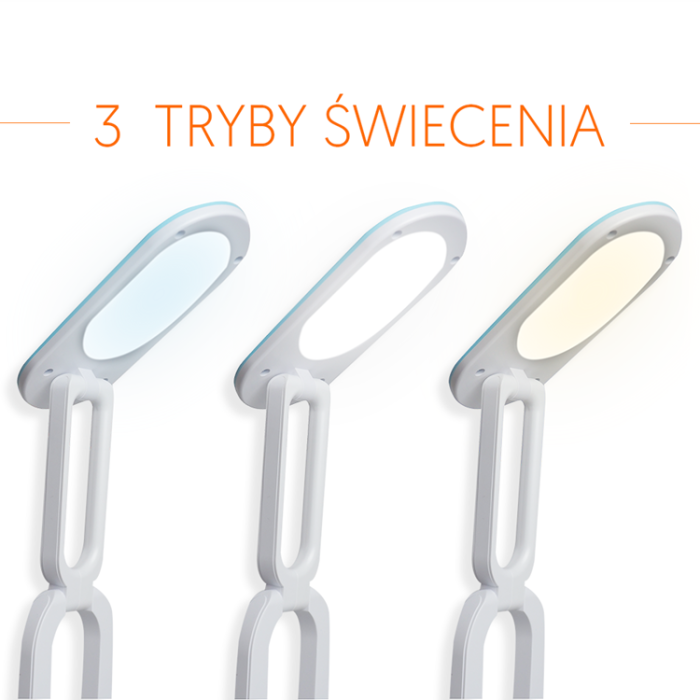 LTC - LTC LED Skrivbordslampa Hopfällbar 10W - Blå
