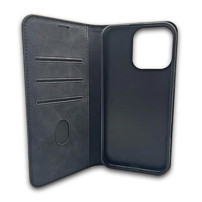 OEM - Galaxy A16 5G/4G Plånboksfodral Smart Suede - Svart