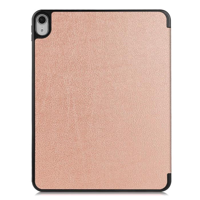 UTGATT1 - Fodral iPad Air 10.9 (2020) med Pennhållare Litchi Skin - Roséguld