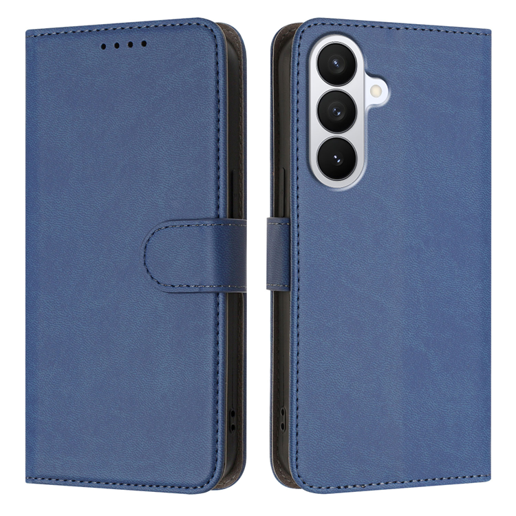 Galaxy S26 Pro Plånboksfodral Solid Color Konstläder - Blå | 2353 | AlltMobil