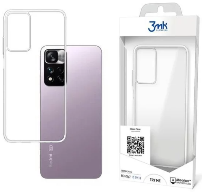 3MK - 3MK Xiaomi Redmi Note 11/11S All-Safe AC Armor - Clear