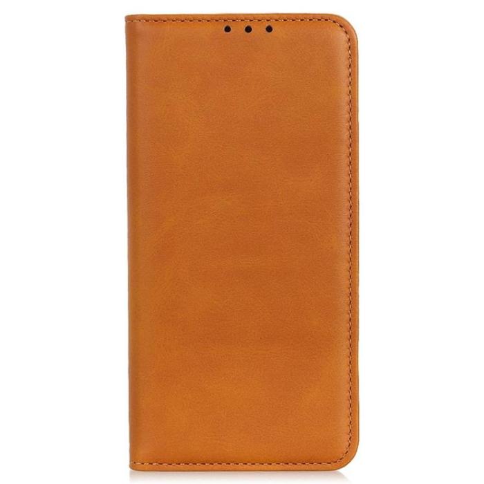 A-One Brand - Asus Zenfone 9 Plånboksfodral Äkta Läder Flip - Brun