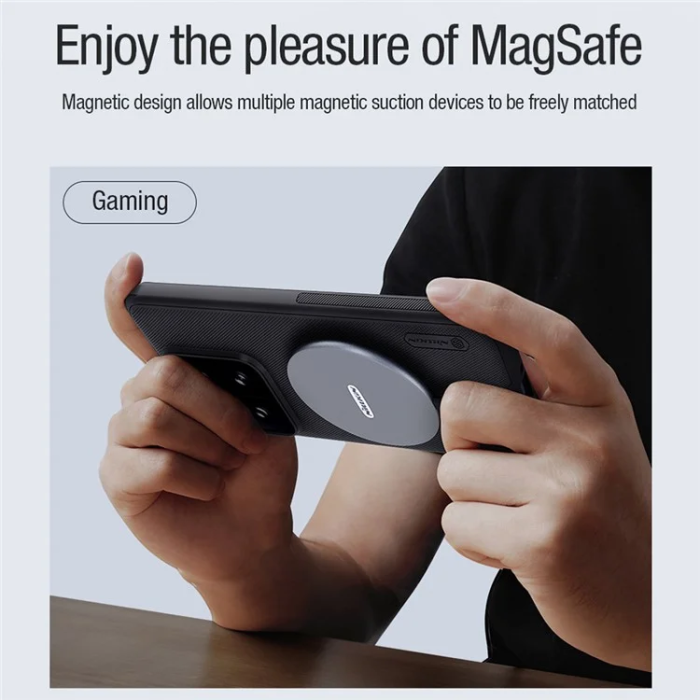 Nillkin - Nillkin Xiaomi 14 Mobilskal MagSafe Frosted Shield Pro - Svart