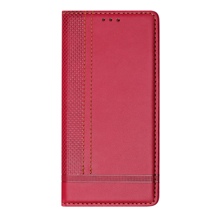 A-One Brand - iPhone 17 Pro Max Plånboksfodral L Shaped Grid Pattern - Rod