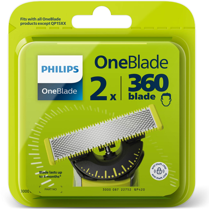 Philips - Philips OneBlade ersättningsblad 2-pack QP420