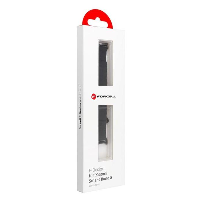 Forcell - Forcell Xiaomi Mi Band 8 Armband FX8 - Svart