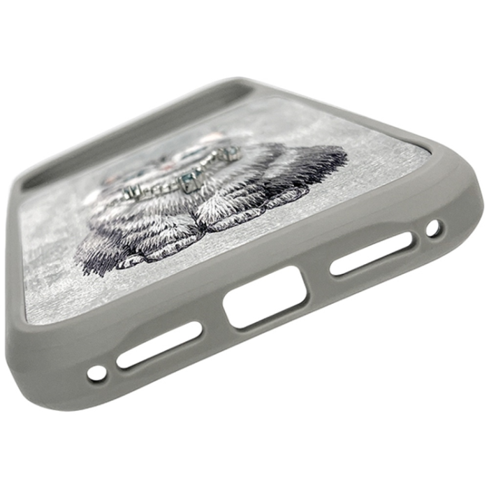 NIMMY - Nimmy Mobilskal För iPhone 17 Pro Max MagSafe Lucky Fashion Cat - Grå