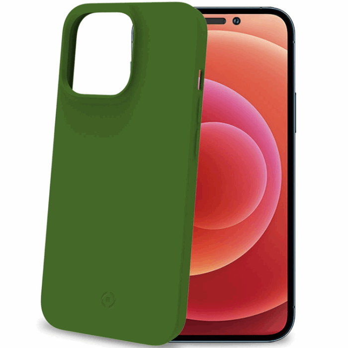 Celly - Celly iPhone 14 Pro Mobilskal Planet Soft TPU GRS - Grön