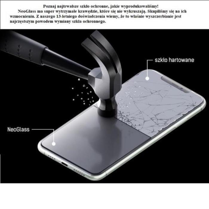 3MK - 3MK iPhone XR HybridGlas Skärmskydd NeoGlass - Svart