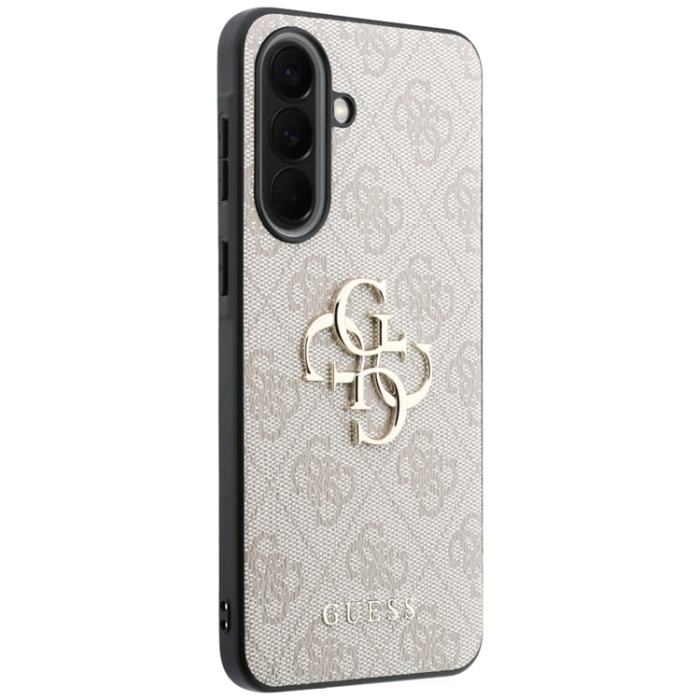 Guess - Guess Mobilskal För Galaxy A57 5G Läder 4G Metal Logo - Rosa
