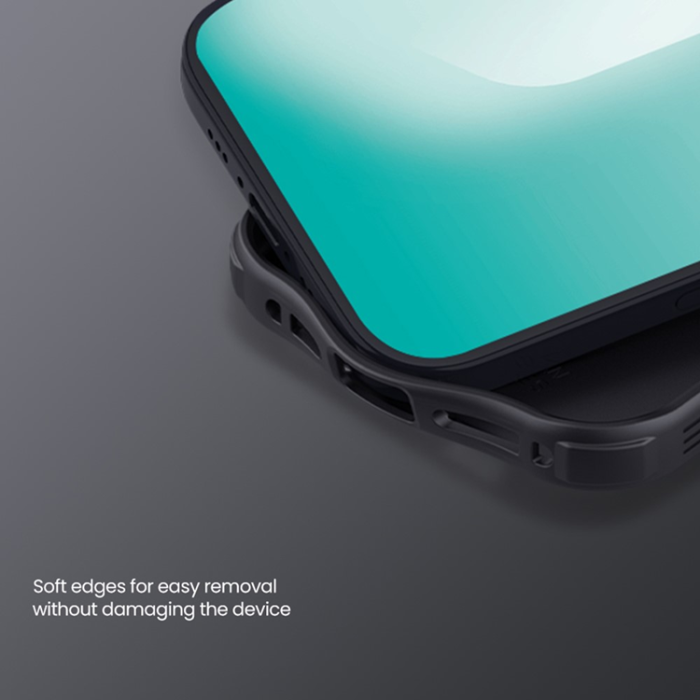 Nillkin - NILLKIN iPhone 17 Pro Mobilskal Slide Kamera Lid - Svart