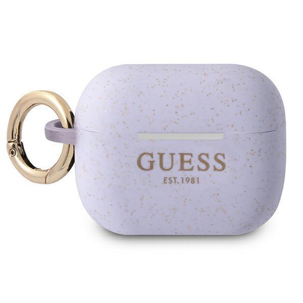 Guess Silicone Glitter Skal AirPods Pro - Lila | 2353 | AlltMobil