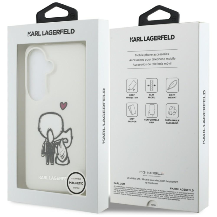 KARL LAGERFELD - Karl Lagerfeld Mobilskal För Galaxy S26 MagSafe IML Karl&Choupette