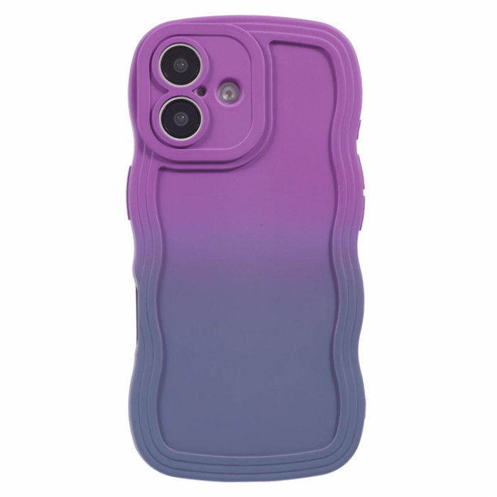 A-One Brand - iPhone 17 Mobiskal Gradient Color TPU - Lila + Lavendelgrå