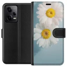 iSecrets - Pl&aring;nboksfodral till Xiaomi Redmi Note 12 Pro med Sommarblommor