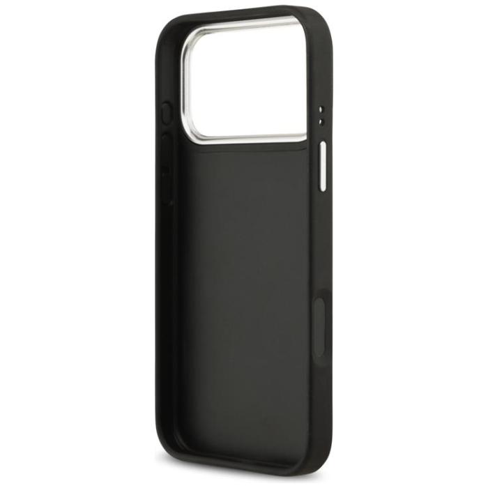 Guess - Guess iPhone 17 Pro Max Mobilskal Grained Big 4G Classic Logo - Svart