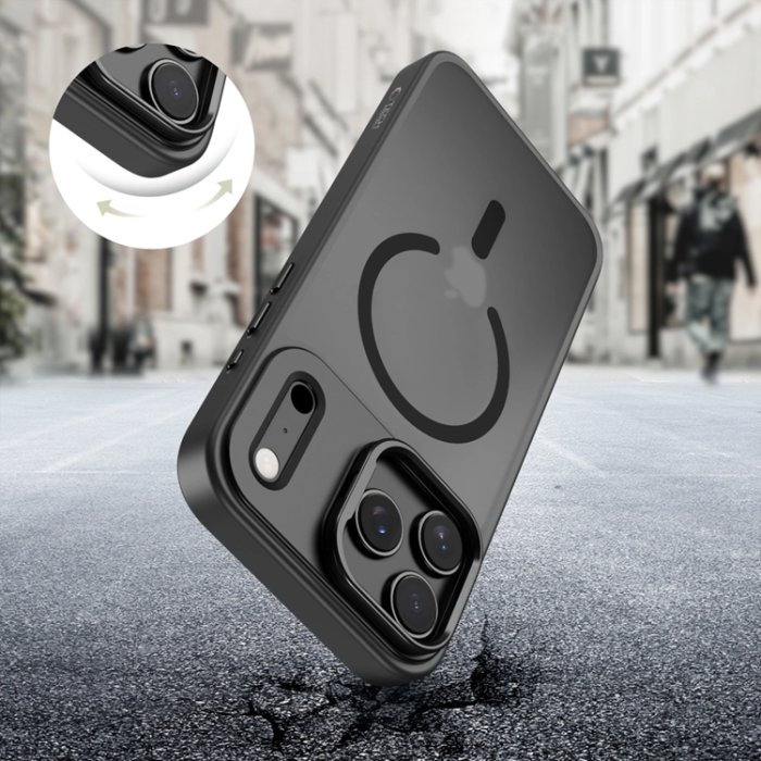 Tech-Protect - Tech-Protect iPhone 17 Pro Max Mobilskal Magsafe Kickstand - Matte Svart
