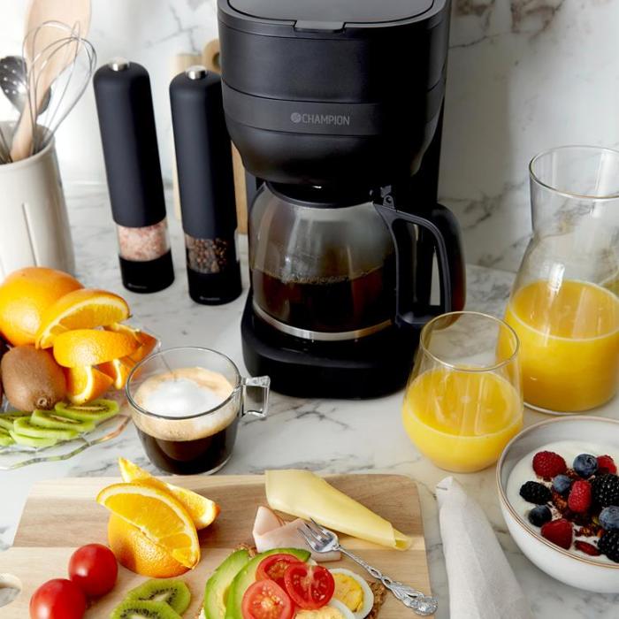 Champion - Champion Kaffebryggare 12-koppar/1.5L KB300 - Mattsvart