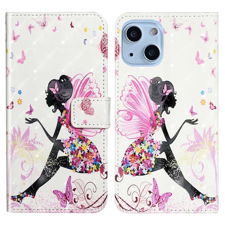 iPhone 14 Plus Plånboksfodral Folio Flip - Girl | 2353 | AlltMobil