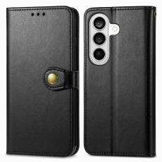 OEM - Pl&aring;nboksfodral f&ouml;r Samsung Galaxy S26 Konstl&auml;der Stativ - Svart