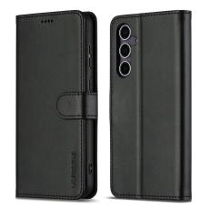 LC.imeeke - LC.IMEEKE Pl&aring;nboksfodral f&ouml;r Samsung Galaxy S26 Konstl&auml;der - Svart
