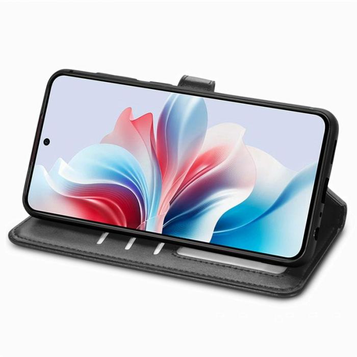 OEM - Plånboksfodral för Samsung Galaxy S26 Konstläder Stativ - Svart