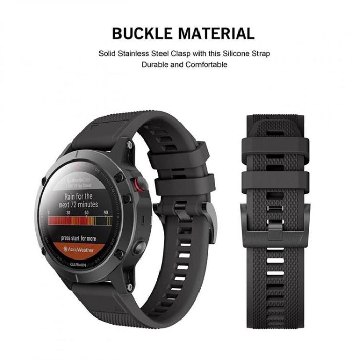 Tech-Protect - Tech-Protect Smooth Garmin Fenix 5/6/6 Pro Arme Grön