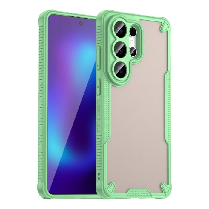 OEM - Mobilskal för Samsung Galaxy S26 Ultra PC + TPU - Grön