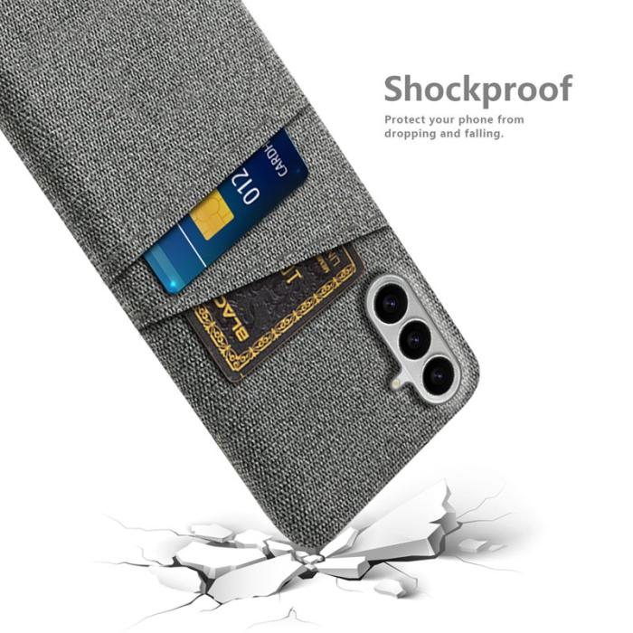 OEM - Mobilskal för Samsung Galaxy S26 Plus Kläde + Hård PC - Grå