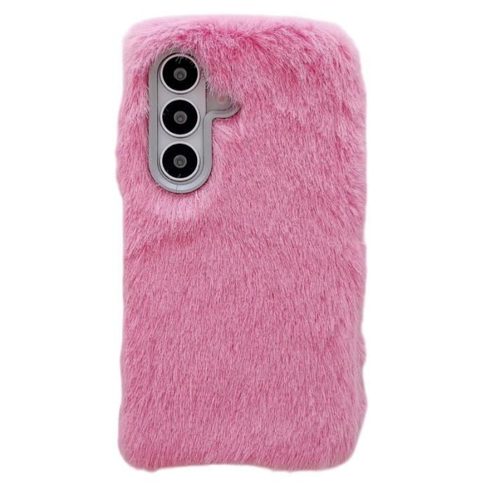 OEM - Mobilskal för Samsung Galaxy S26 TPU Fuzzy Fur - Rosa