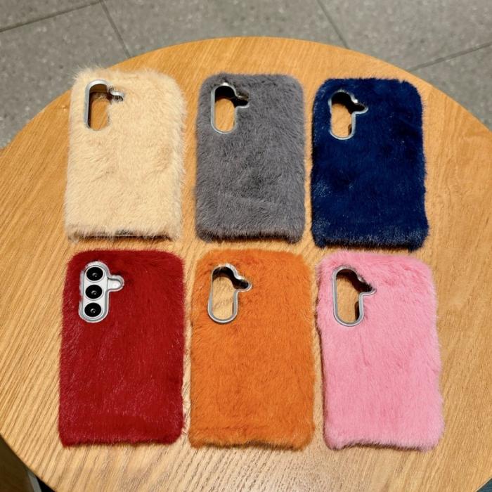 OEM - Mobilskal för Samsung Galaxy S26 TPU Fuzzy Fur - Rosa