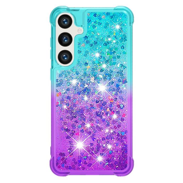 OEM - Mobilskal för Samsung Galaxy S26 TPU Gradient Quicksand - Ljusblå+Lila