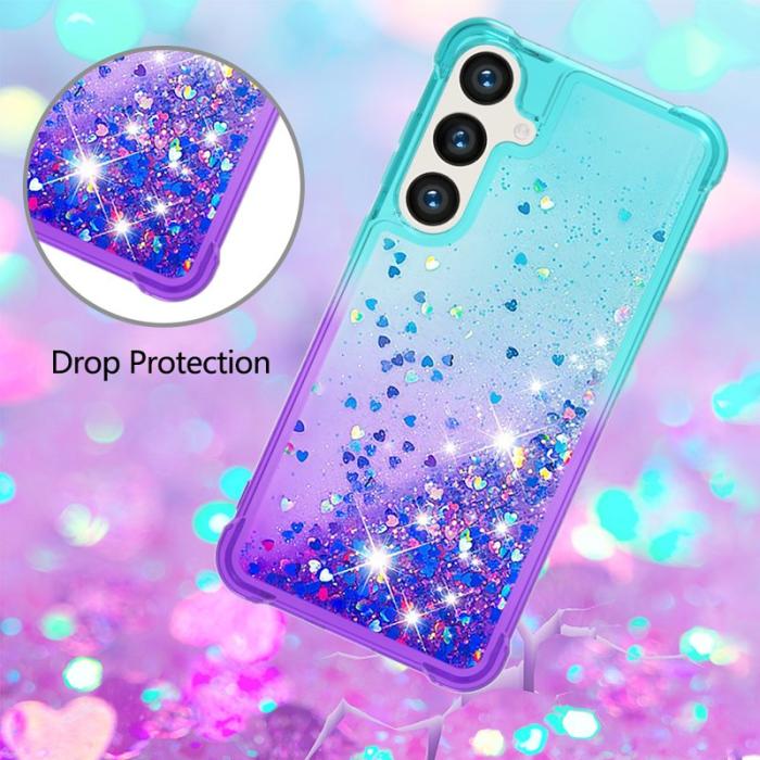 OEM - Mobilskal för Samsung Galaxy S26 TPU Gradient Quicksand - Ljusblå+Lila