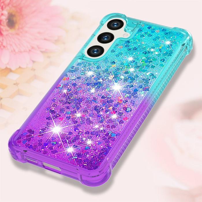 OEM - Mobilskal för Samsung Galaxy S26 TPU Gradient Quicksand - Ljusblå+Lila