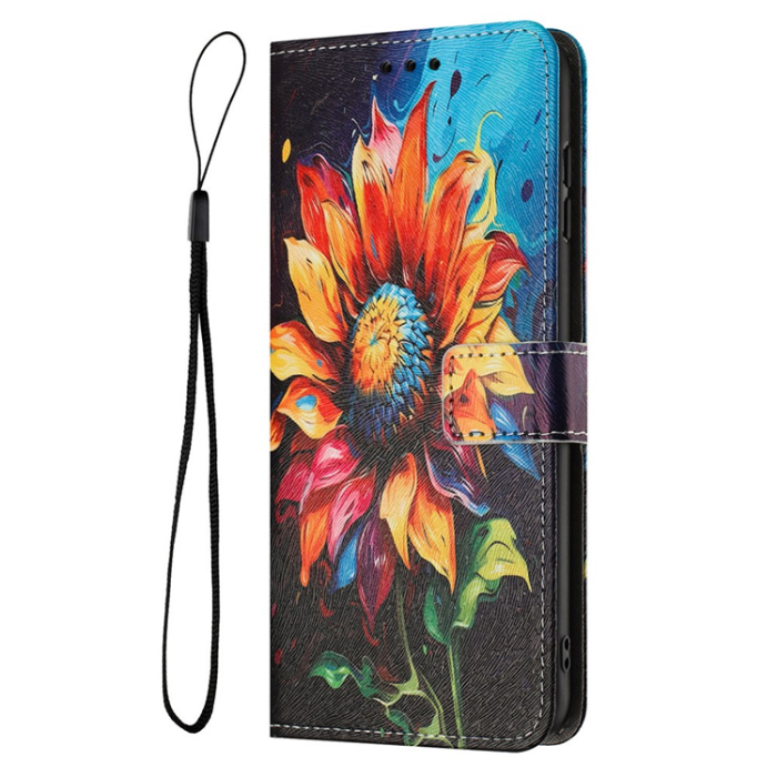 A-One Brand - Sony Xperia 1 VII Plånboksfodral Pattern Printing - Sunflower