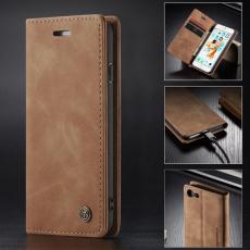 Caseme - CASEME 013 Series Pl&aring;nboksfodral i Konstl&auml;der f&ouml;r iPhone 6s - Khaki