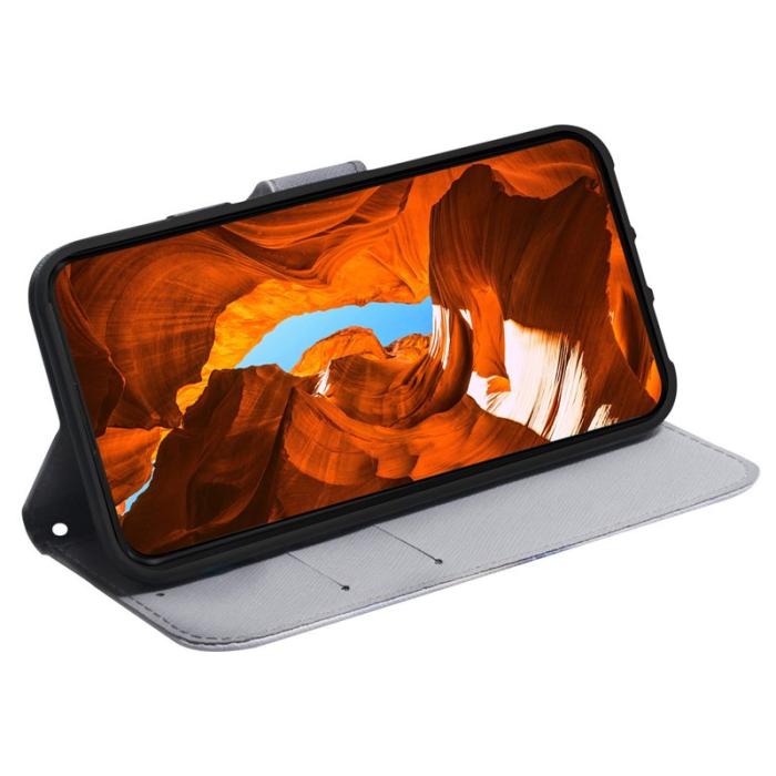 OEM - Samsung Galaxy S26 / S26 Pro Plånboksfodral Konstläder - Aprikos Blommor