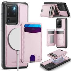 OEM - JEEHOOD Samsung Galaxy S20 Ultra Fodral KonstL&auml;der - Rosa