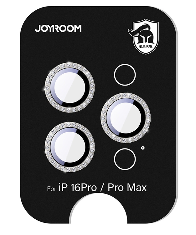 Joyroom iPhone 16 Pro/16 Pro Max Härdat Glas Kameralinsskydd - Silver | 5468 | AlltMobil