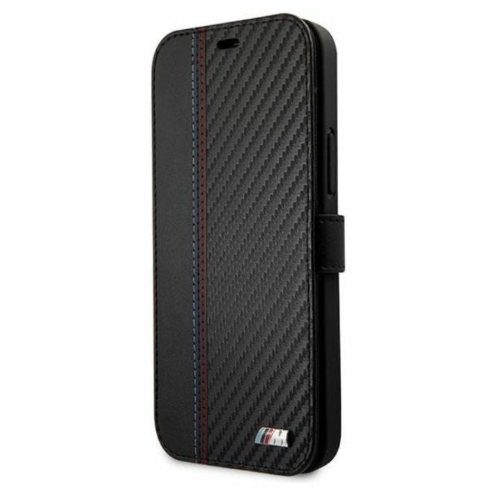 BMW - BMW M Collection Carbon Stripe Fodral iPhone 12 Mini - Svart