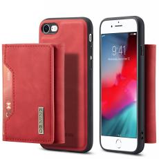 DG.MING - DG.MING Konstl&auml;der Pl&aring;nboksfodral f&ouml;r iPhone 7/8/SE 2020/2022 - R&ouml;d