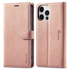 FORWENW - FORWENW F1 Series iPhone 14 Pro Max Pl&aring;nboksfodral Konstl&auml;der - Ros&eacute;guld